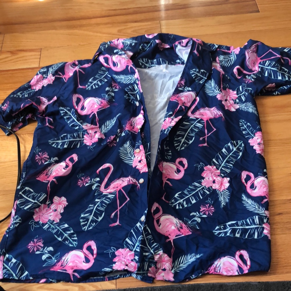 Hawaiian/Flamingo shirt
